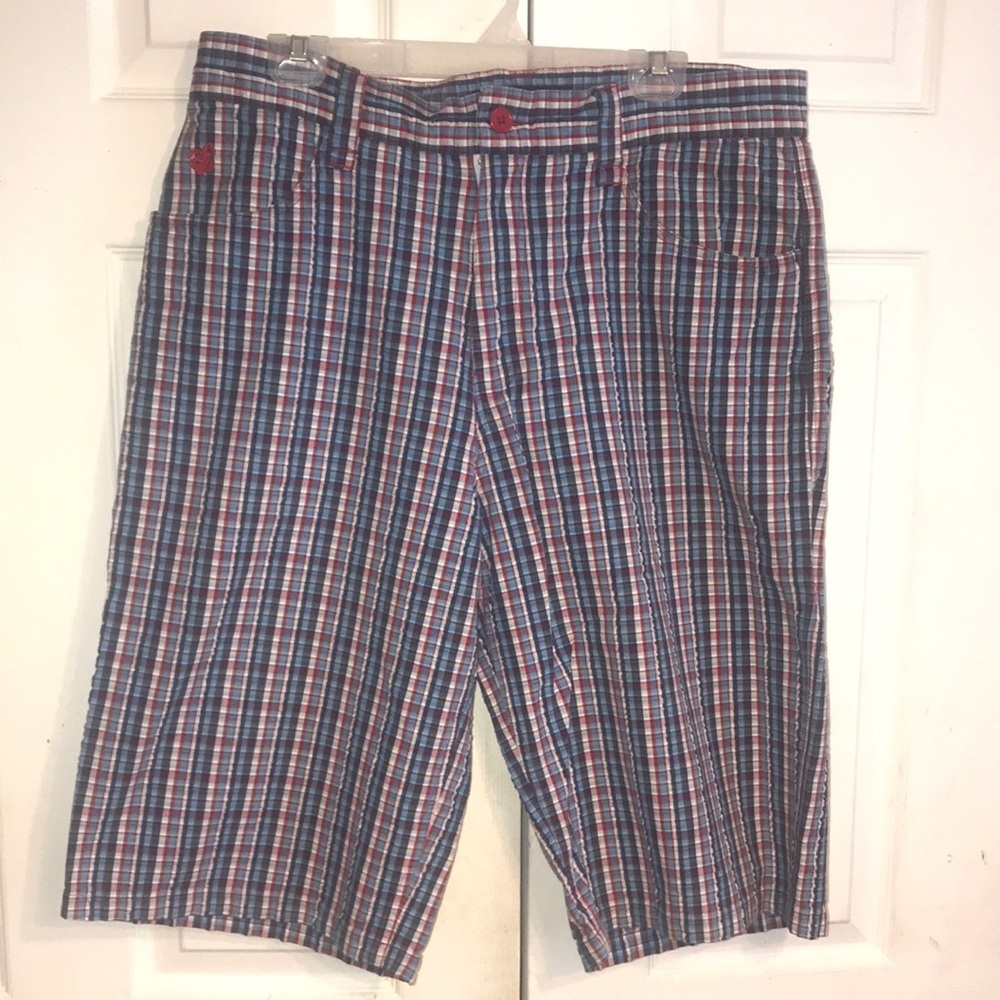 Men's Rocawear Plaid Seersucker Shorts
